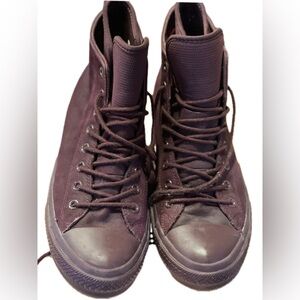 Men's High-Top Sneakers - Purple